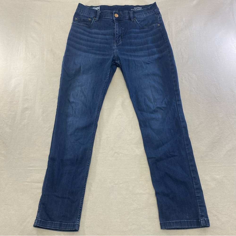 Mugsy Jeans Mens 32x30 Blue Fultons Straight Stretch Denim FLX3NFU